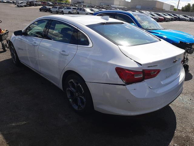 1G1ZD5ST0PF225955 - 2023 CHEVROLET MALIBU LT WHITE photo 2