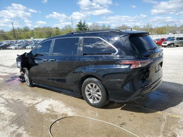 5TDJRKEC0PS177339 - 2023 TOYOTA SIENNA XLE BLACK photo 2