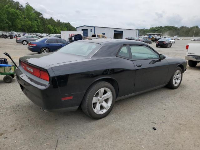 2C3CDYAG9CH292795 - 2012 DODGE CHALLENGER SXT BLACK photo 3