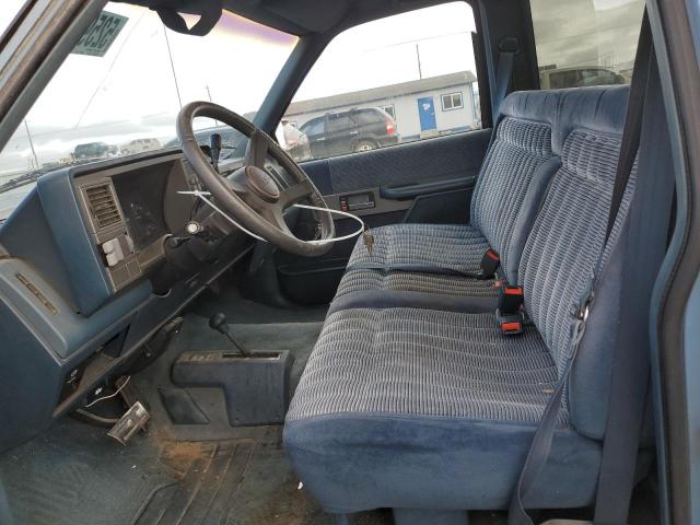 1GTFK24K7MZ537882 - 1991 GMC SIERRA K2500 BLUE photo 7