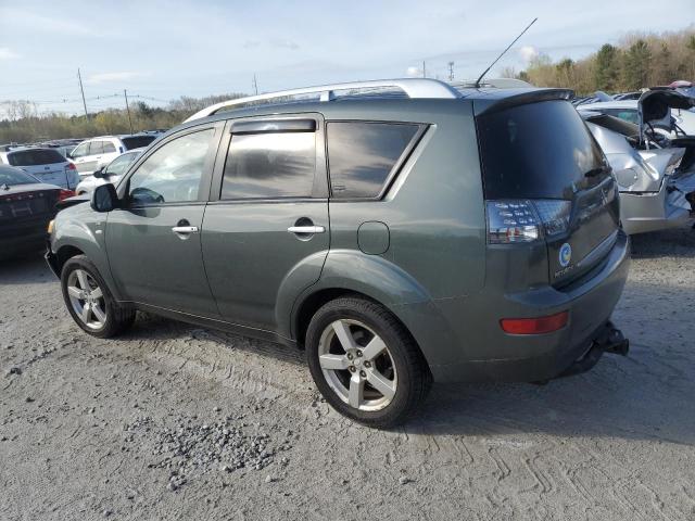 JA4MT41X28Z015287 - 2008 MITSUBISHI OUTLANDER XLS GREEN photo 2