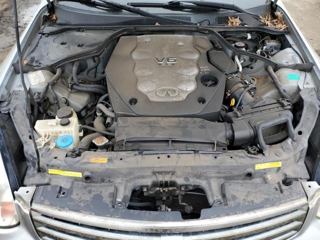 JNKCV51F25M314777 - 2005 INFINITI G35 GRAY photo 11