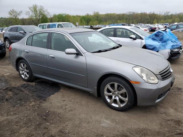 JNKCV51F25M314777 - 2005 INFINITI G35 GRAY photo 4