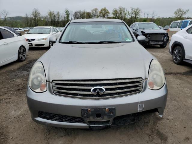 JNKCV51F25M314777 - 2005 INFINITI G35 GRAY photo 5