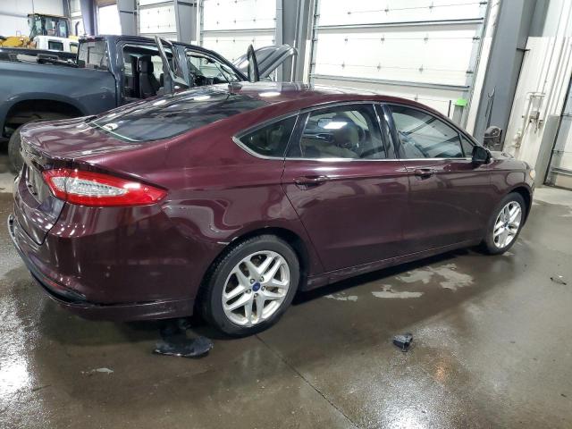 3FA6P0H72DR176650 - 2013 FORD FUSION SE MAROON photo 3