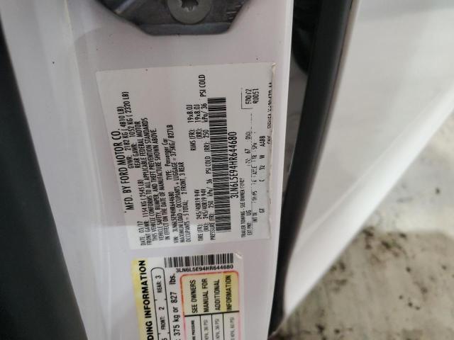 3LN6L5E94HR644680 - 2017 LINCOLN MKZ RESERVE WHITE photo 12