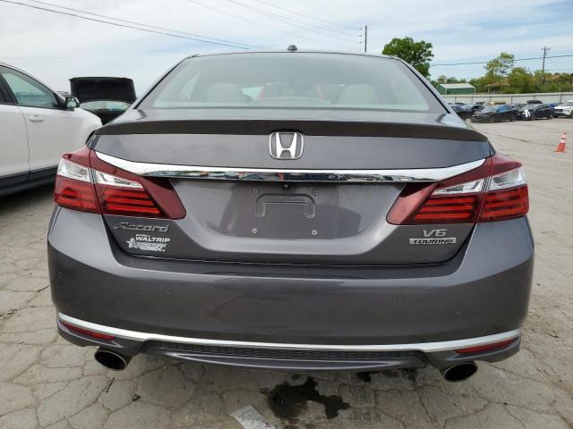 1HGCR3F90HA008892 - 2017 HONDA ACCORD TOURING GRAY photo 6