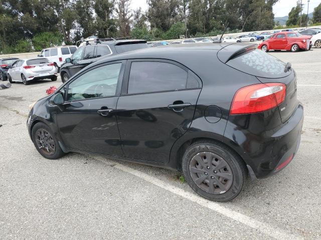 KNADM5A37E6334006 - 2014 KIA RIO LX BLACK photo 2