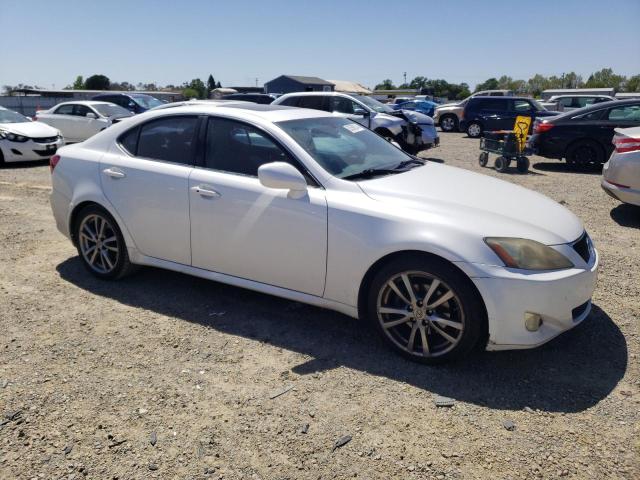 JTHBK262185062236 - 2008 LEXUS IS 250 WHITE photo 4