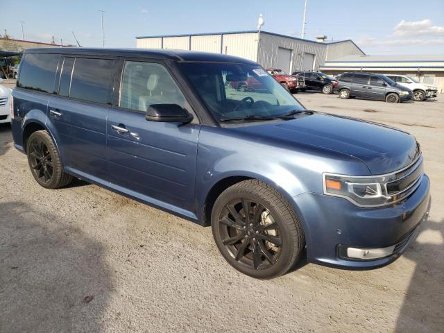 2FMGK5D82JBA18193 - 2018 FORD FLEX LIMITED BLUE photo 4