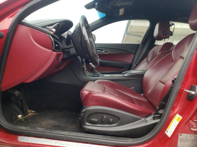 1G6AB5RA4D0127673 - 2013 CADILLAC ATS LUXURY RED photo 7