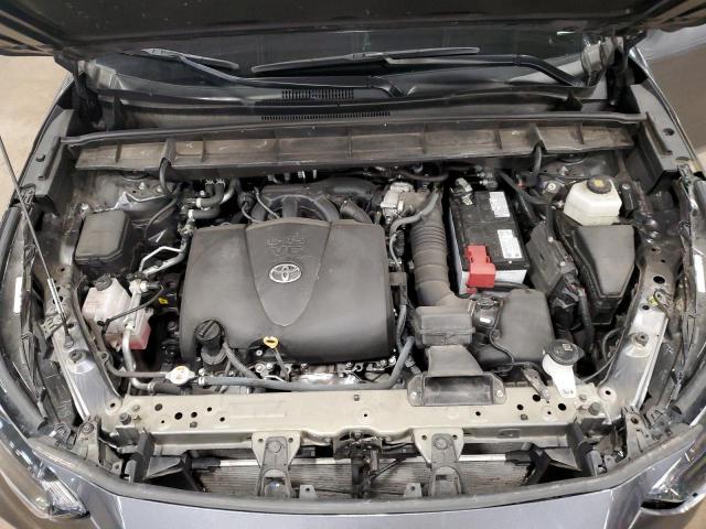 5TDGZRBH3NS597256 - 2022 TOYOTA HIGHLANDER XLE CHARCOAL photo 12