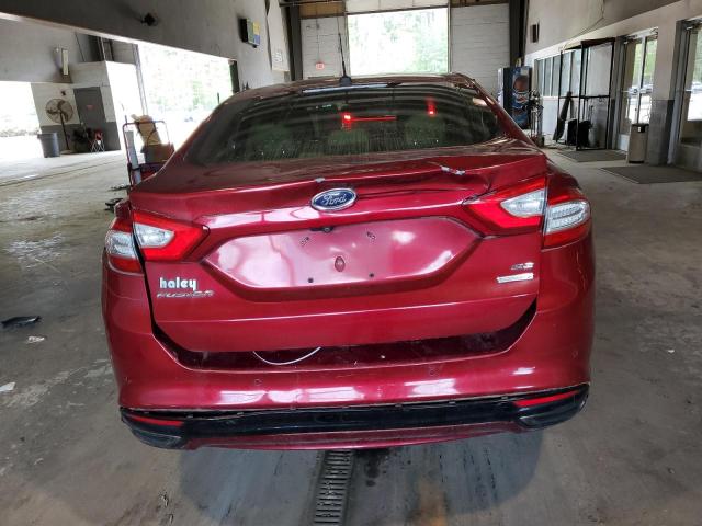 3FA6P0H90GR337065 - 2016 FORD FUSION SE RED photo 6