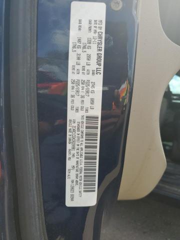 2C4RC1CGXCR220981 - 2012 CHRYSLER TOWN & COU TOURING L BLUE photo 13