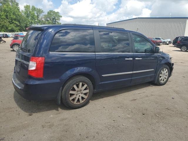 2C4RC1CGXCR220981 - 2012 CHRYSLER TOWN & COU TOURING L BLUE photo 3