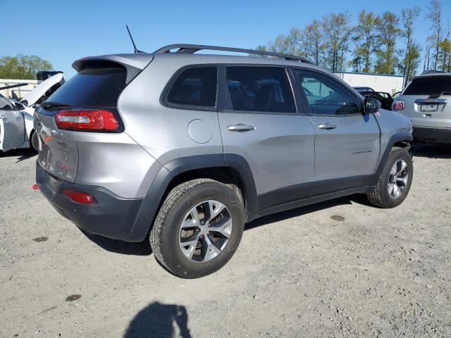 1C4PJMBXXJD619860 - 2018 JEEP CHEROKEE TRAILHAWK SILVER photo 3