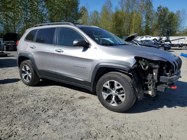 1C4PJMBXXJD619860 - 2018 JEEP CHEROKEE TRAILHAWK SILVER photo 4