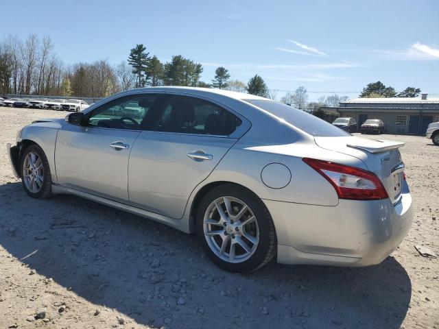 1N4AA51E79C858687 - 2009 NISSAN MAXIMA S SILVER photo 2