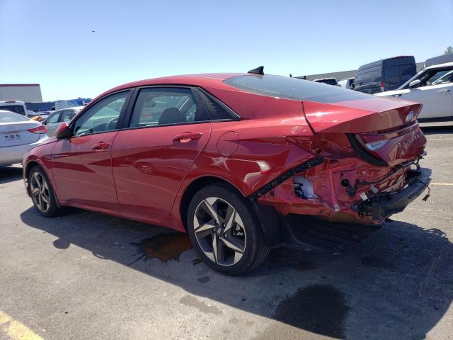 KMHLS4AG5PU519716 - 2023 HYUNDAI ELANTRA SEL RED photo 2