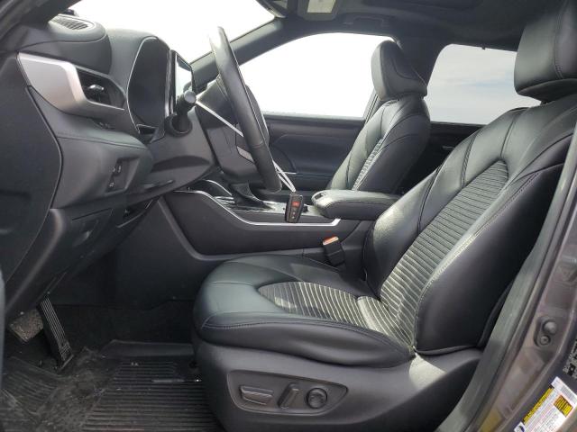 5TDKDRBH6PS509182 - 2023 TOYOTA HIGHLANDER L GRAY photo 7