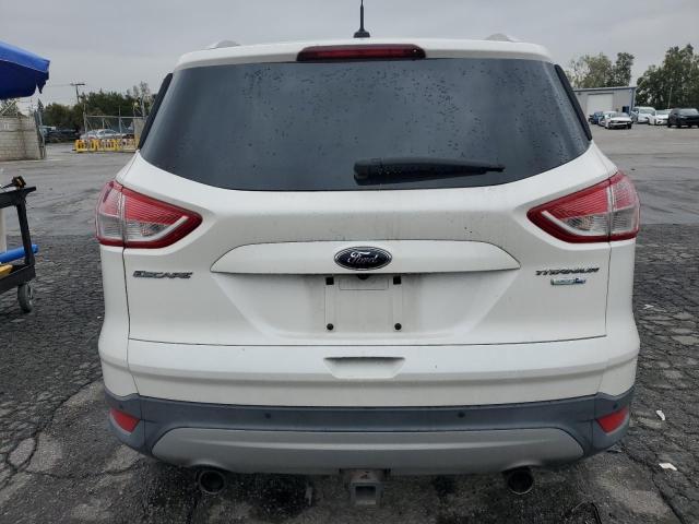 1FMCU9J97DUA78661 - 2013 FORD ESCAPE TITANIUM WHITE photo 6