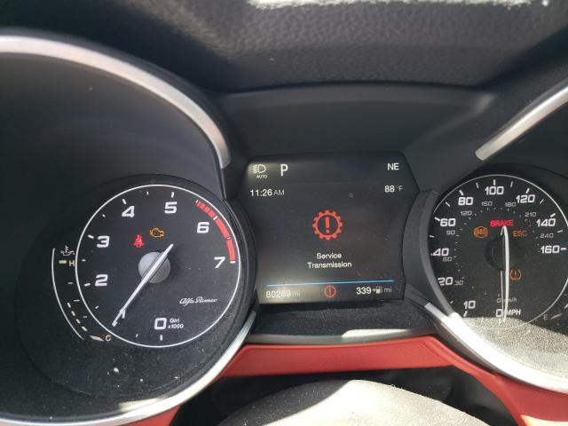 ZASFAKNN7J7C01045 - 2018 ALFA ROMEO STELVIO TI SPORT WHITE photo 9