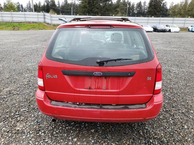 1FAHP3639YW330137 - 2000 FORD FOCUS SE RED photo 6