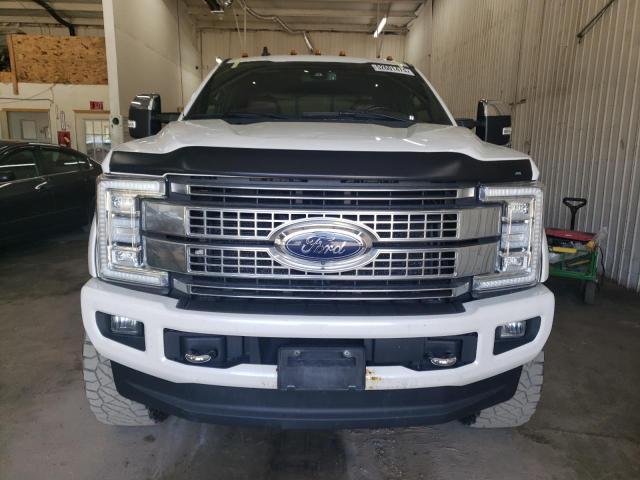 1FT8W3BT5KEE83727 - 2019 FORD F350 SUPER DUTY WHITE photo 5