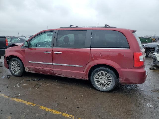 2C4RC1CG0FR525913 - 2015 CHRYSLER TOWN & COU TOURING L BURGUNDY photo 2