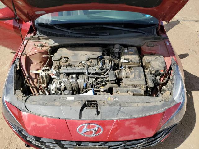 KMHLL4AG0PU603276 - 2023 HYUNDAI ELANTRA SE RED photo 11