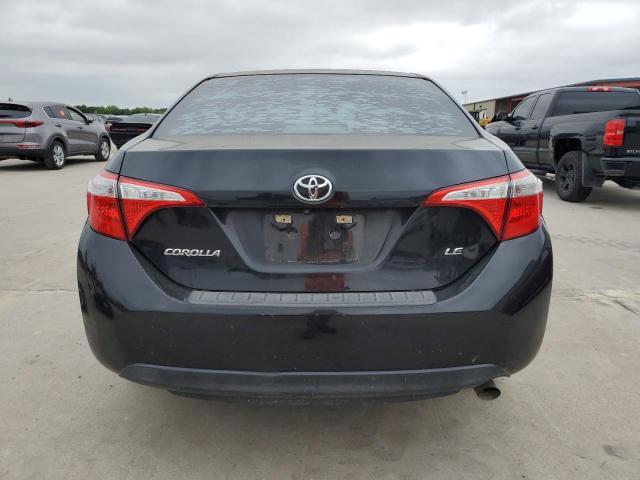 5YFBURHE9EP152115 - 2014 TOYOTA COROLLA L BLACK photo 6