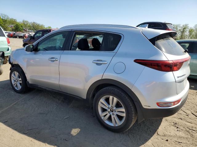 KNDPM3AC2K7621277 - 2019 KIA SPORTAGE LX SILVER photo 2