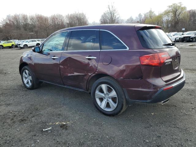 2HNYD2H61BH505100 - 2011 ACURA MDX TECHNOLOGY 勃艮第红 照片 2