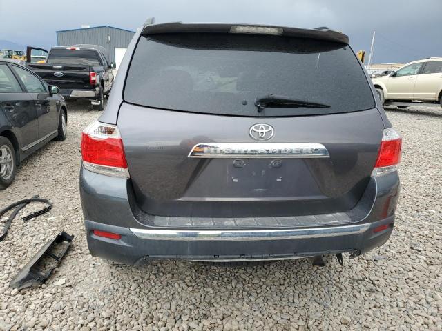 5TDZA3EH3CS029854 - 2012 TOYOTA HIGHLANDER BASE GRAY photo 6