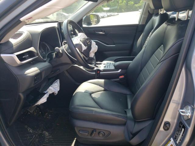 5TDGZRBH1NS191153 - 2022 TOYOTA HIGHLANDER XLE Կապույտ լուսանկար 7