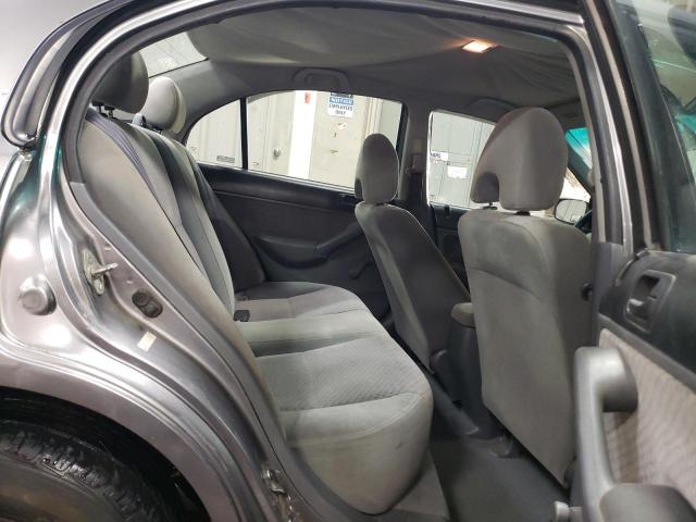 1HGES16355L010442 - 2005 HONDA CIVIC DX VP GRAY photo 10