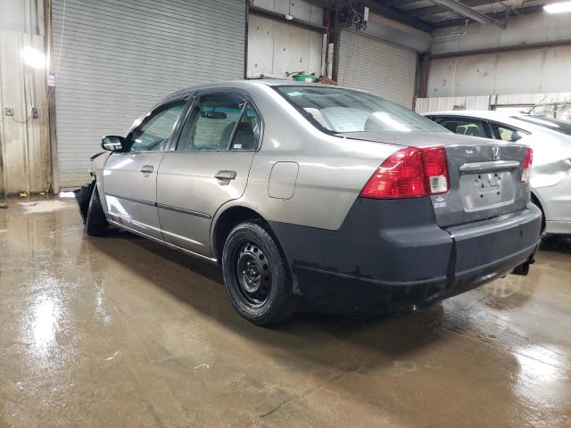 1HGES16355L010442 - 2005 HONDA CIVIC DX VP GRAY photo 2