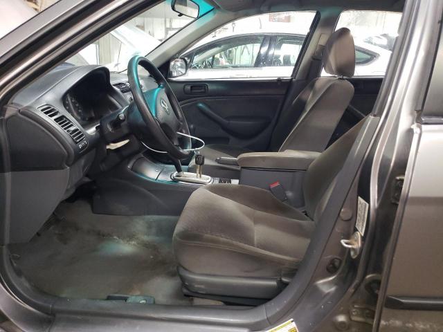 1HGES16355L010442 - 2005 HONDA CIVIC DX VP GRAY photo 7