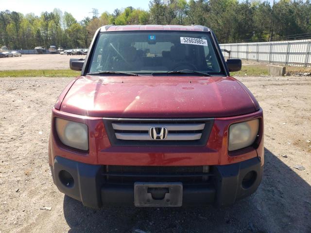 5J6YH28767L011242 - 2007 HONDA ELEMENT EX Bordo foto 5