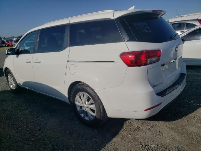 KNDMB5C18G6151897 - 2016 KIA SEDONA LX WHITE photo 2