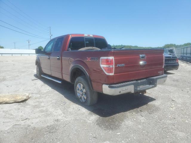 1FTFW1EF9EKD95917 - 2014 FORD F150 SUPERCREW BURGUNDY photo 2