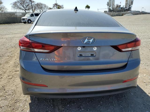 5NPD84LF3JH339972 - 2018 HYUNDAI ELANTRA SEL GRAY photo 6