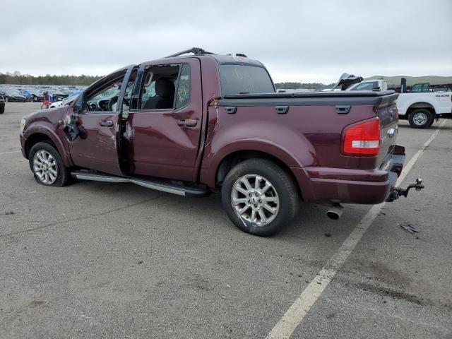 1FMEU53877UA20950 - 2007 FORD EXPLORER S LIMITED BURGUNDY photo 2