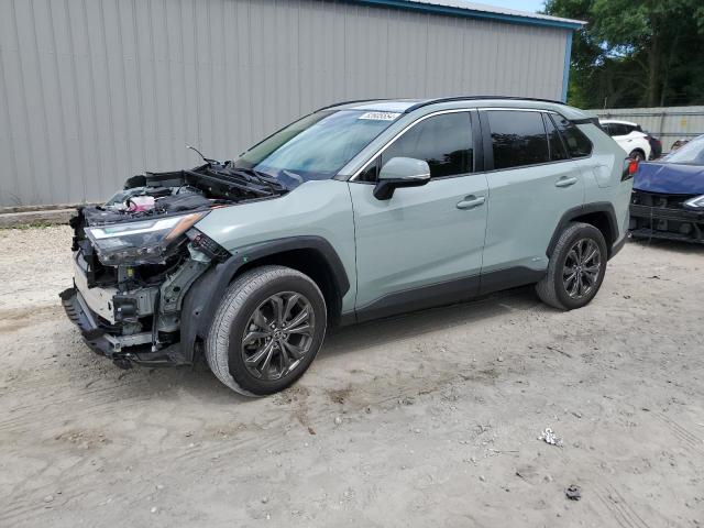 JTMB6RFV8ND065659 - 2022 TOYOTA RAV4 XLE PREMIUM GREEN photo 1