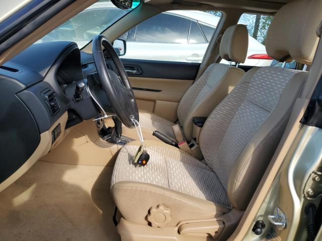 JF1SG65673H742041 - 2003 SUBARU FORESTER 2.5XS მწვანე ფოტო 7