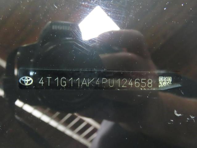 4T1G11AK4PU124658 - 2023 TOYOTA CAMRY SE NIGHT SHADE BLACK photo 10