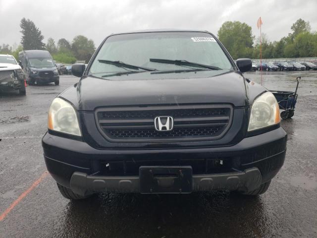 2HKYF18765H535305 - 2005 HONDA PILOT EXL BLACK photo 5