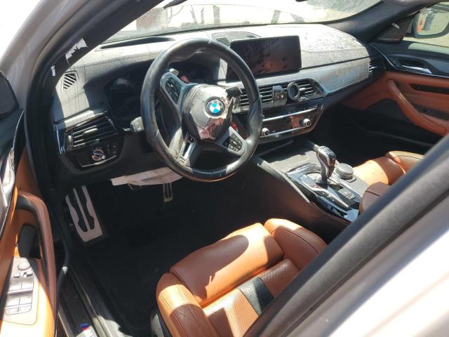 WBSJF0C09LCE53241 - 2020 BMW M5 BASE GRAY photo 8