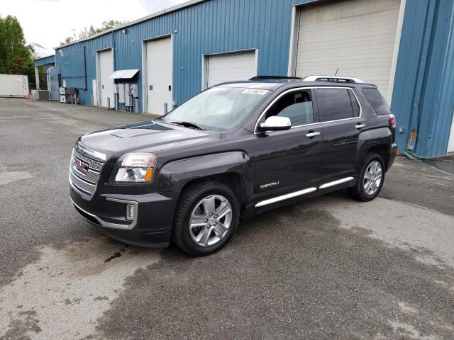 2GKFLVEK1G6136779 - 2016 GMC TERRAIN DENALI GRAY photo 1