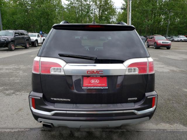 2GKFLVEK1G6136779 - 2016 GMC TERRAIN DENALI GRAY photo 6